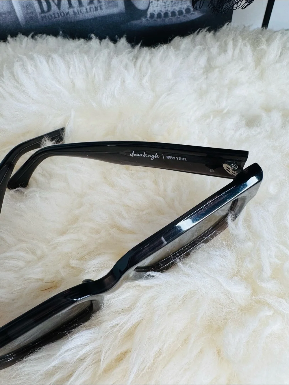 Men's Black Square Frame Sunglasses